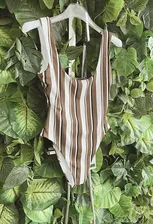 Слитный купальник St. Barth Stripe